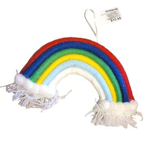 Rainbow handmade Kirkland's felt Christmas ornament bundle (16pk)